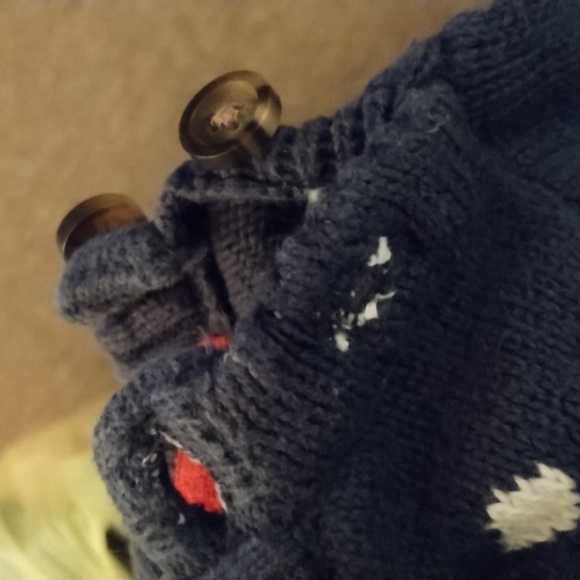 Wonder Nation Polar Bear Baby Boy Winter Pull Over Sweater 12M - Picture 11 of 12